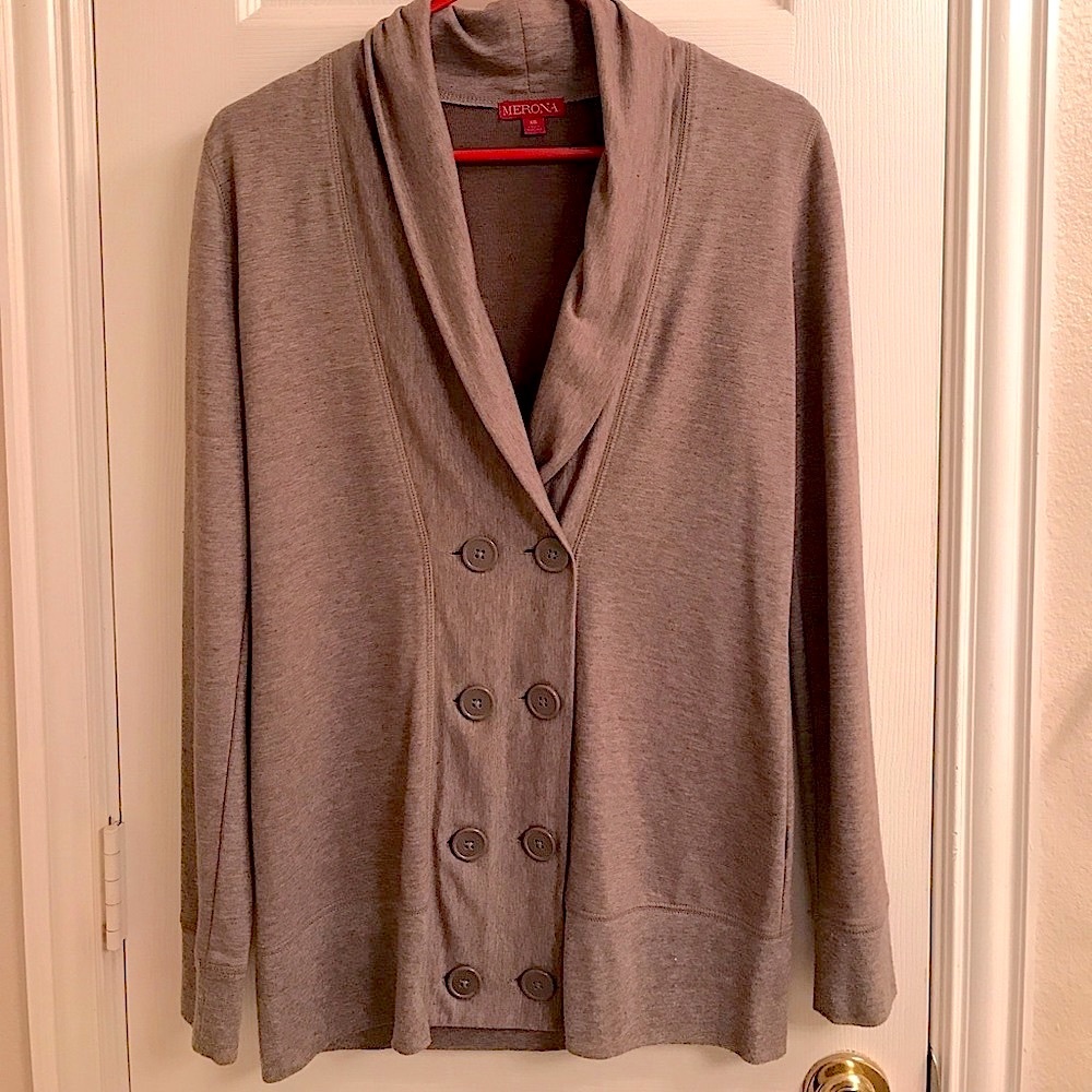 Tan Cover-up/cardigan/Jacket/sweater/pullover, XS